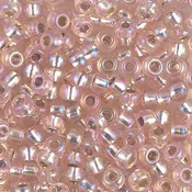 6-1023 - Miyuki 6/0 Seed Beads, Silver-Lined Light Blush AB | 25 Grams