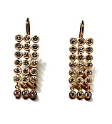 EARRING 604 - Diamonds in 18kt Rose Gold