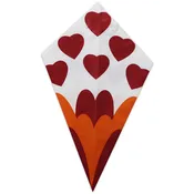 Orange+Red Hearts+Big Hearts