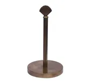 Antique Brass Sea Shell Extra Toilet Paper Stand 16"