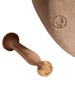 A Custom Engraved Metal (Brass) 1/2" Clay Stamp - Claystamps