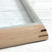 Essex Modern - Curved Maple 6K White Gold Top