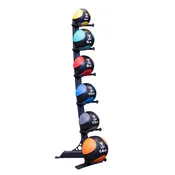 Body-Solid (4-14 lb) Medicine Ball Set & Rack