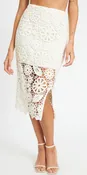 Daya Lace Skirt in Ivory