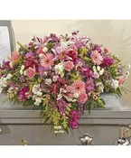 Traditional Mix Half Casket Spray