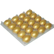 005072 Gold Truffle Filled Egg Shells 2x20 tray — B&R Classics