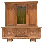 Antique Belgian Cabinet All Keys