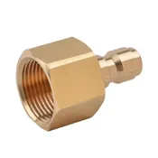 Surfacemaxx M22 Female X 1/4 Inch Quick Connect Plug 5800 Psi Brass