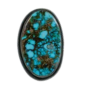 Birdseye Kingman Turquoise Ring | Richard Jim
