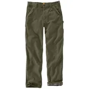 Carhartt Flannel Lined Pant-Moss