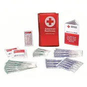 American Red Cross RC-600 First Aid Kit Industrial, 5 People Served per Kit, ANSI Std Not ANSI Compliant