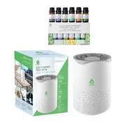 Air Purifier with 6-Pack Premium Essential Oils Collection