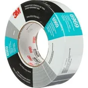 3M Heavy-duty Duct Tape 60 yd Length x 1.88" Width x 10.7 mil Thickness - 3" Core - Silver - Cloth, Rubber - 10.60 mil - Polyethylene Coated Cloth Backing - 1 Roll
