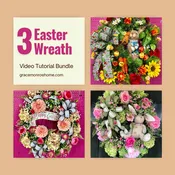 Easter Wreath Tutorial Bundle