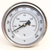 3" Dial BBQ Grill & Smoker Thermometer 4" Stem 50-550 PIT BOSS BQ300 F-C