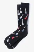 Born to Shred -Electric Guitar Carded Cotton Sock: Black
