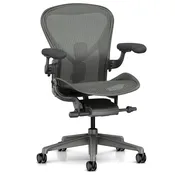 ハーマンミラー アーロンチェア  Aeron Chair カーボン 堅床/カーペット用キャスター