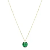 16" Necklace Gold - Reflection Small Charm May