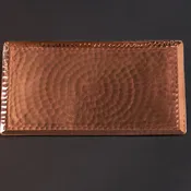 Chequer Copper Serving Tray