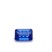 20.06 Carat Tanzanite Gemstone, AAAA Color, Emerald Cut (18.5 x 12.4 x 9mm)