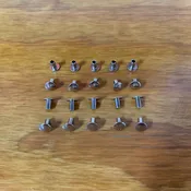 20 FENDER RIVETS AUTHENTIC FITS SCHWINN STINGRAY KRATE & OTHERS VINTAGE NOS