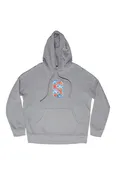 ARGYLE VARSITY "S" DROP SHOULDER HOODIE; STORM