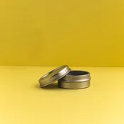 1/4 oz Flat Round Balm Tin with Lid