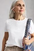 Abbie Embroidered Tee