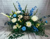 Always Remembered Sympathy Urn Arrangement