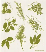 Swedish Dish Cloths - Herb + Veg Set (4 Pack)