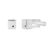 CUBE BLACK DIAMOND WHITE CUFFLINKS