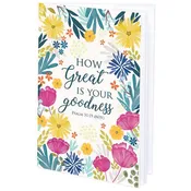 {with scripture} Mini Journal - Fuscia and Navy Flowers
