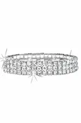 3 Row Crystal Bracelet – BR215CS