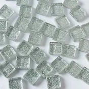 50pcs 1cm Mixed Color Crystal Mosaic Tiles for DIY Crafts, Coasters, and Home Déc