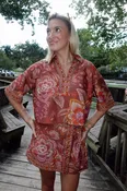 Autumn Muse Floral Top