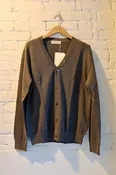 Ice Cotton Cardigan, Charcoal