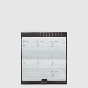 Agenda tascabile sottile in pelle