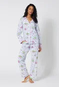 Belle Vie Long Sleeve Classic Stretch Jersey Pj Set