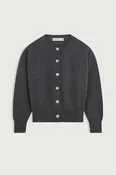 Ada Crew Neck Cardigan Derby Grey