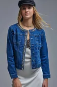 61 Jane Embellished Denim Jacket