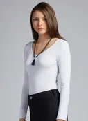 Bamboo Long Sleeve Scoop Neck Top