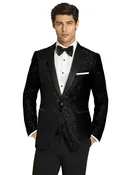 Black Paisley Chase Tuxedo