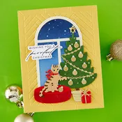 A2 Herringbone Decor 3D Embossing Folder by Yana Smakula