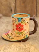Folk Art Mug | Betty the Boot