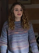 A Family Affair Joey King Purple Sweater