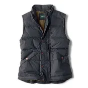 Waxed Down Puffer Vest