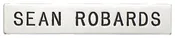 c558a - Custom Engraved Name Plate by Smith & Warren