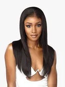 12A NATURAL STRAIGHT 24″ 12A Bundle Hair Lace Wig with Euro Deep style