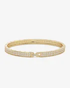 Ashley Malibu Lock Cuff 6mm- Gold