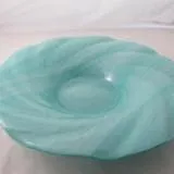 Aquamarine Frost Swirl Bowl